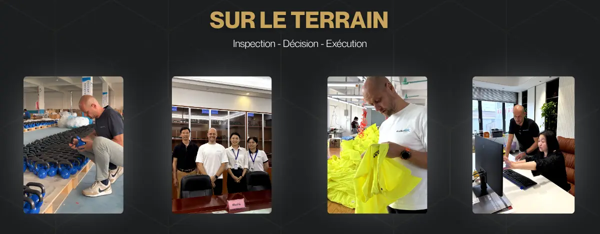 Inspection et sourcing sur le terrain en Chine