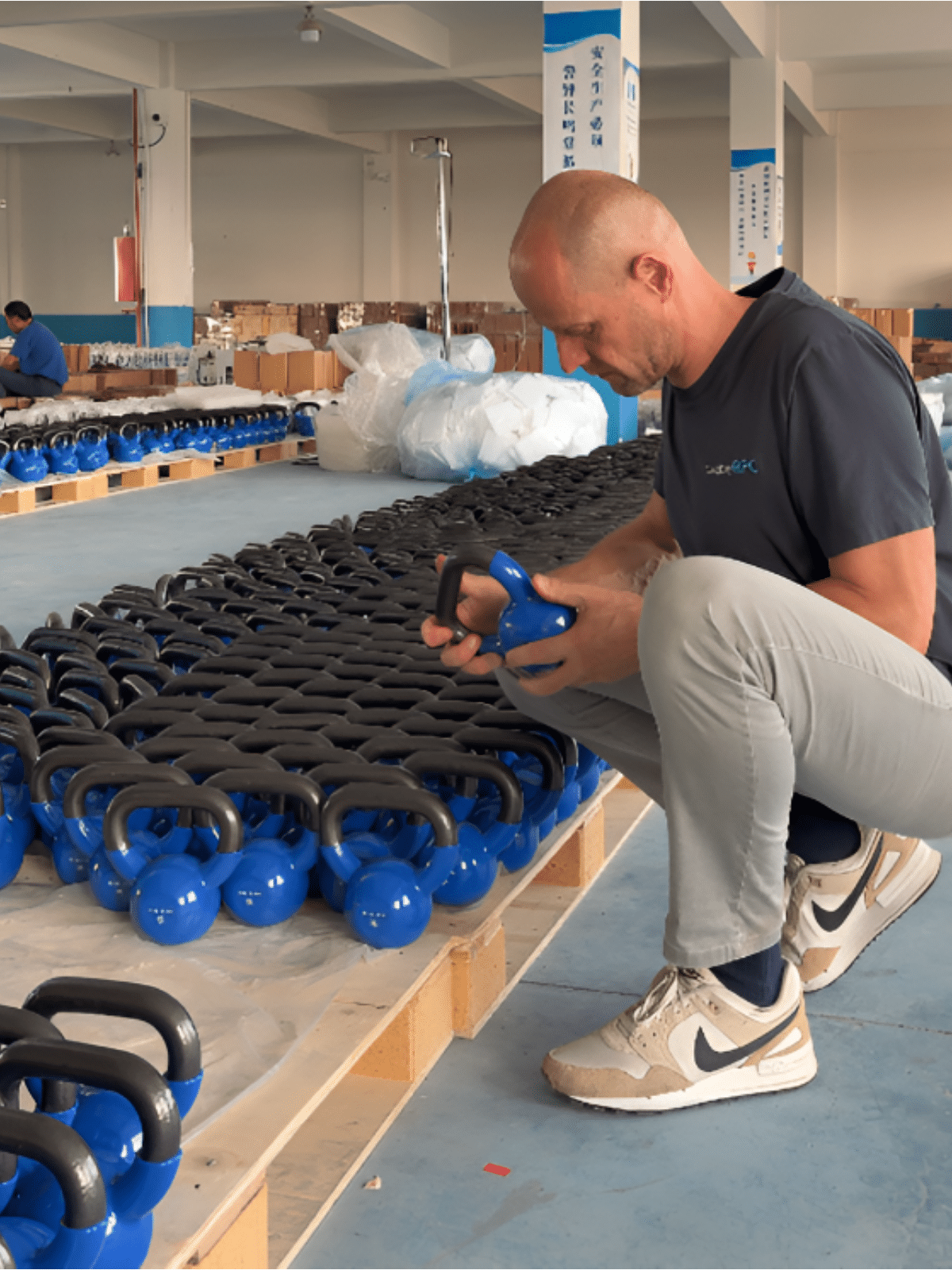 Contrôle de production en ligne.